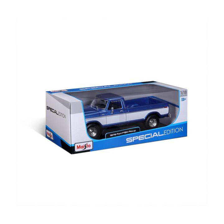 Maisto Ford F150 Pick-up 1979 1:18 modrá metalíza
