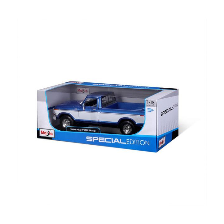 Maisto Ford F150 Pick-up 1979 1:18 modrá metalíza