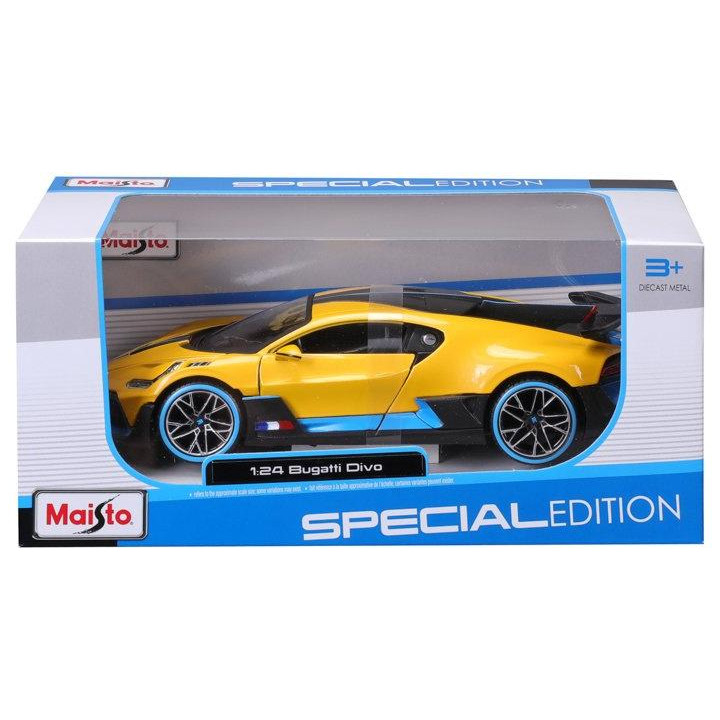 Maisto Bugatti Divo 1:24 žlutá