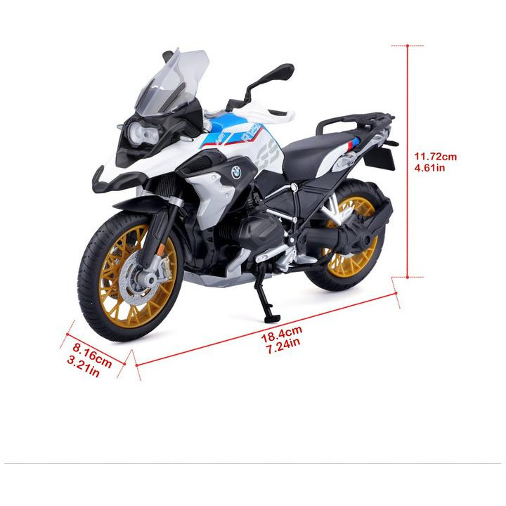 Maisto BMW R1250 GS 1:12 se stojánkem
