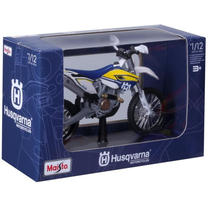 Maisto Husqvarna FE 501 1:12 se stojánkem