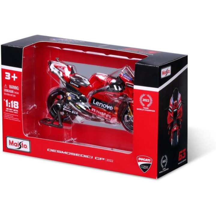 Maisto Ducati Lenovo team 2022 1:18 #43 Miller