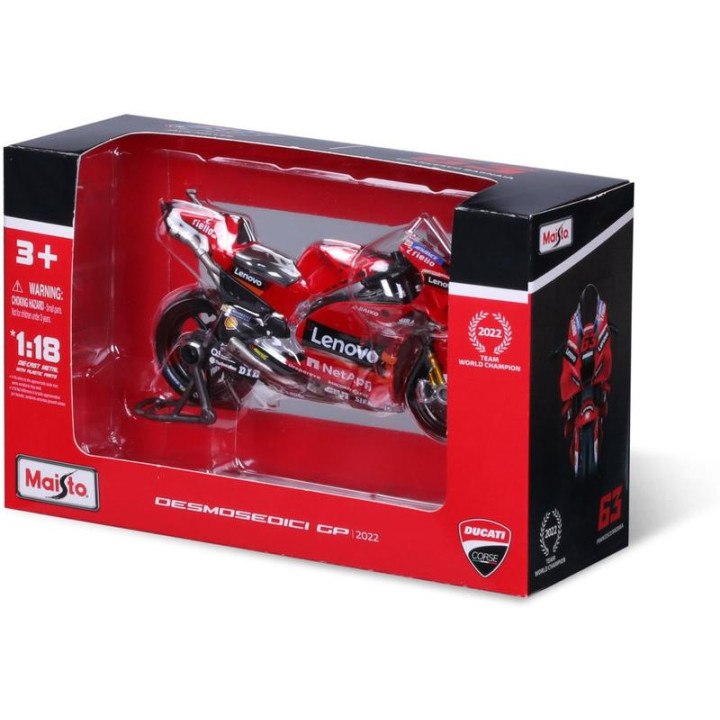Maisto Ducati Lenovo team 2022 1:18 #63 Bagnaia