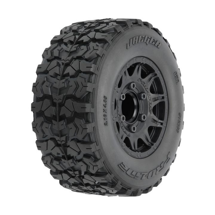 Pro-Line kolo 1:10, pneu 2.8" Jaeger HP, disk černý H12/14mm(2)