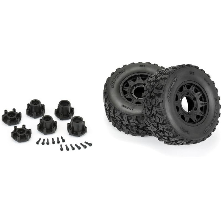 Pro-Line kolo 1:10, pneu 2.8" Jaeger HP, disk černý H12/14mm(2)