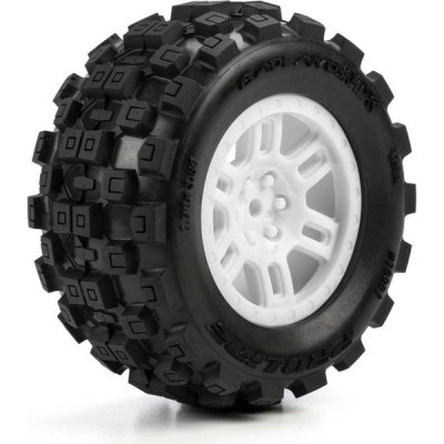 Pro-Line kolo 1:16 s pneu Badlands MX, disk Split Six bílý, 12mm (2): Arrma Mini Kraton