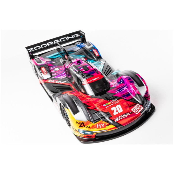 Karoserie čirá Hyrax 190mm Hyper Car - 0,7mm