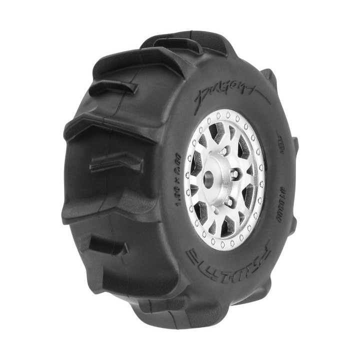 Pro-Line kolo 1:16, pneu Dumont, disk černý, H12mm (4): Mojave GROM