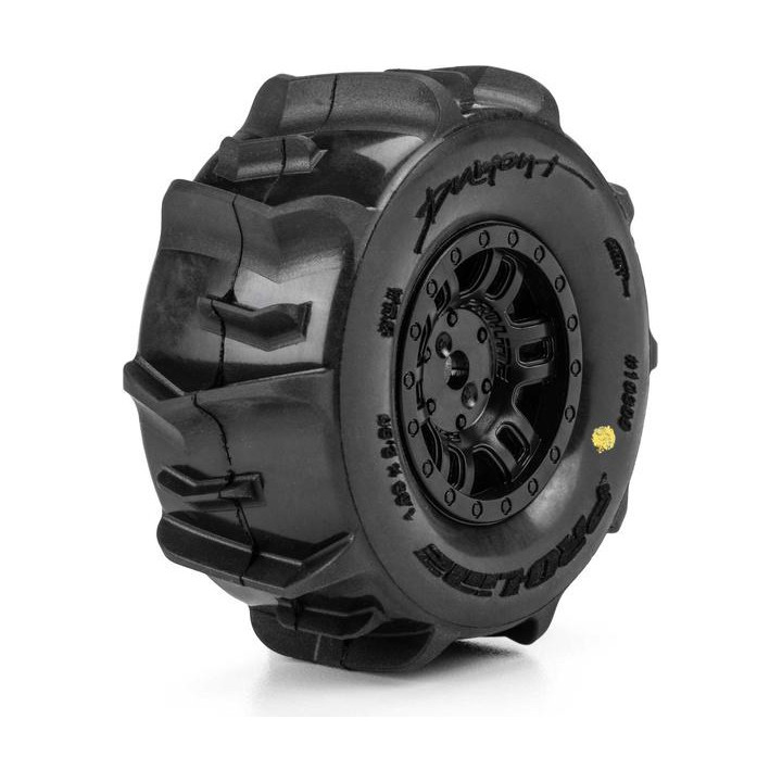 Pro-Line kolo 1:16 s pneu Dumont Paddle, disk Split Six černý, 12mm (4): Arrma Mojave Grom