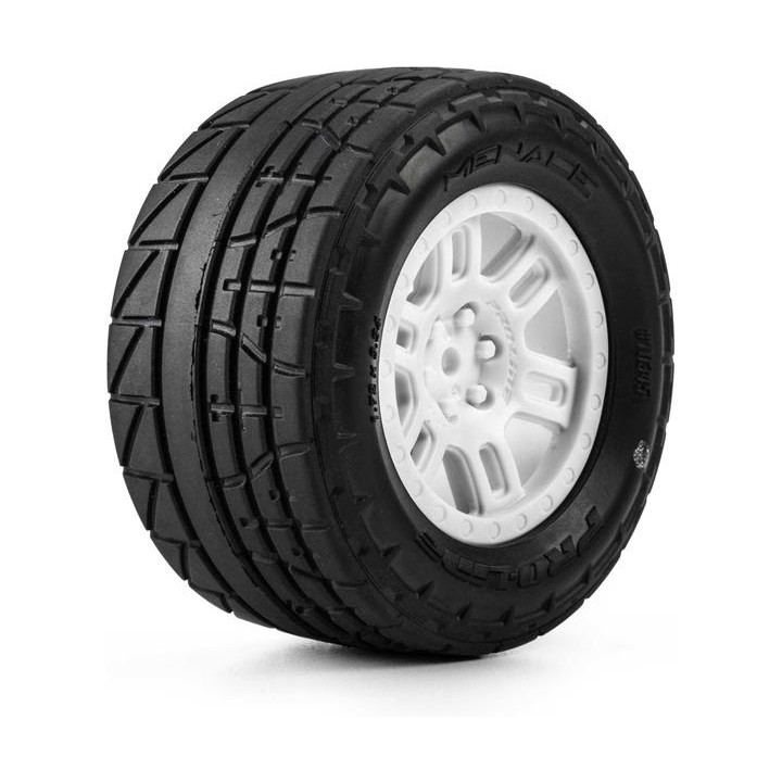 Pro-Line kolo 1:16 s pneu Menace Street, disk Split Six bílý, 12mm (2): Arrma Mini Kraton
