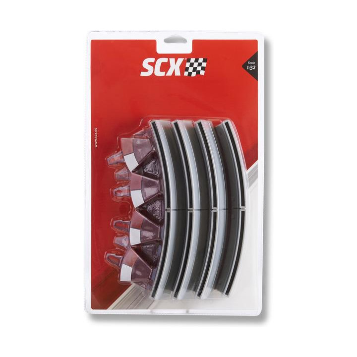 SCX Krajnice vnitřní zatáčky komplet (4)