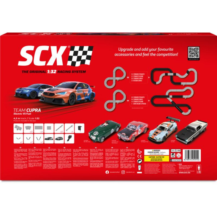 SCX Classic Team Cupra Electric vs Fuel