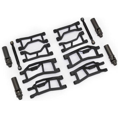 Traxxas sada závěsů kol Mini Wide Maxx černá