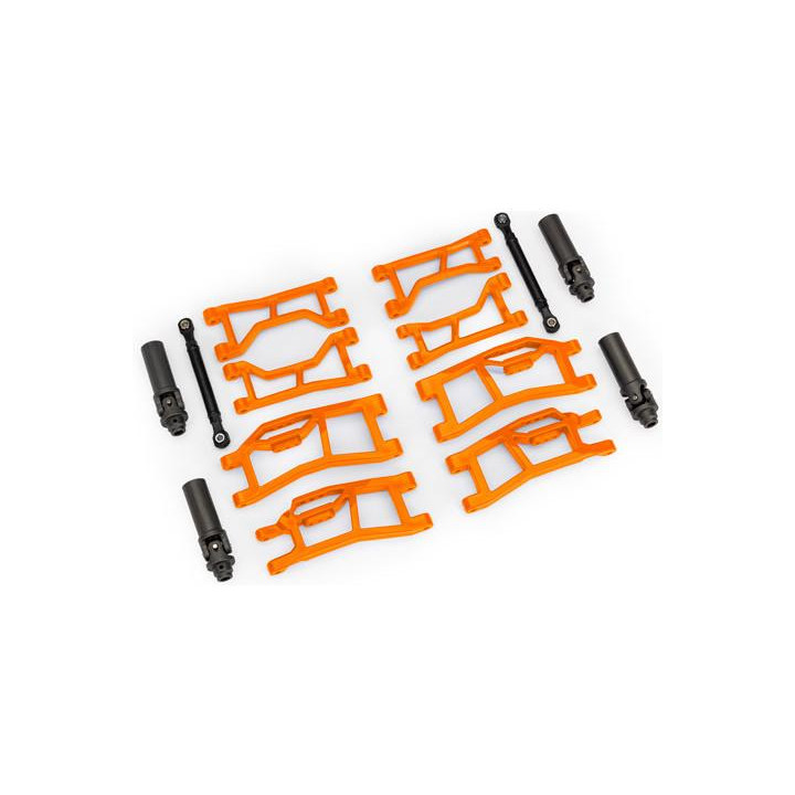 Traxxas sada závesů kol Mini Wide Maxx oranžová