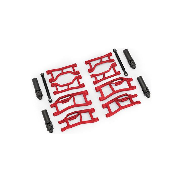 Traxxas sada závesů kol Mini Wide Maxx červená