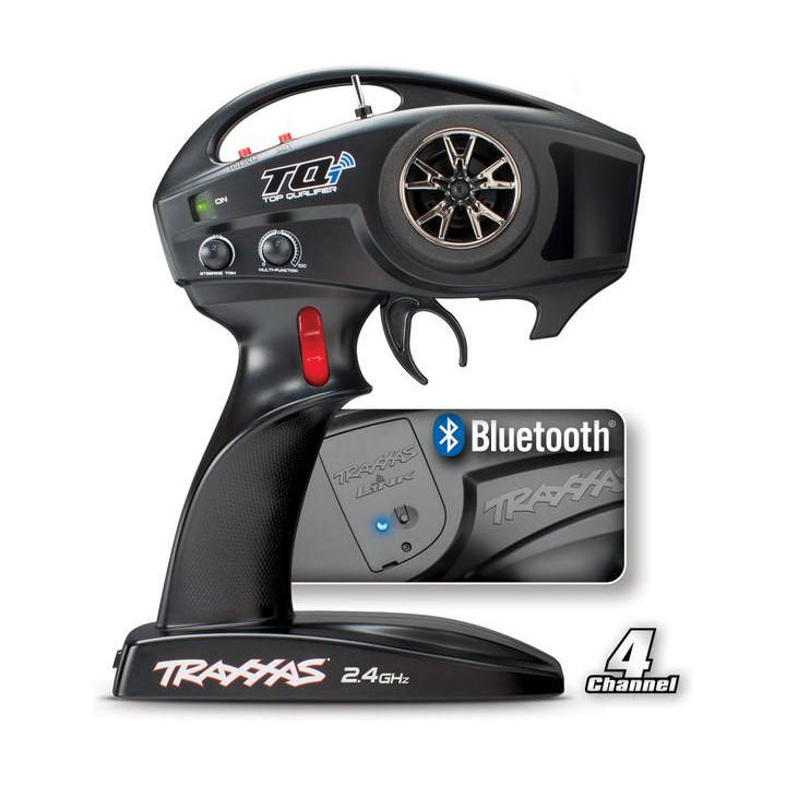 Traxxas vysílač TQi 4 kan., BlueTooth modul, přijímač TSM