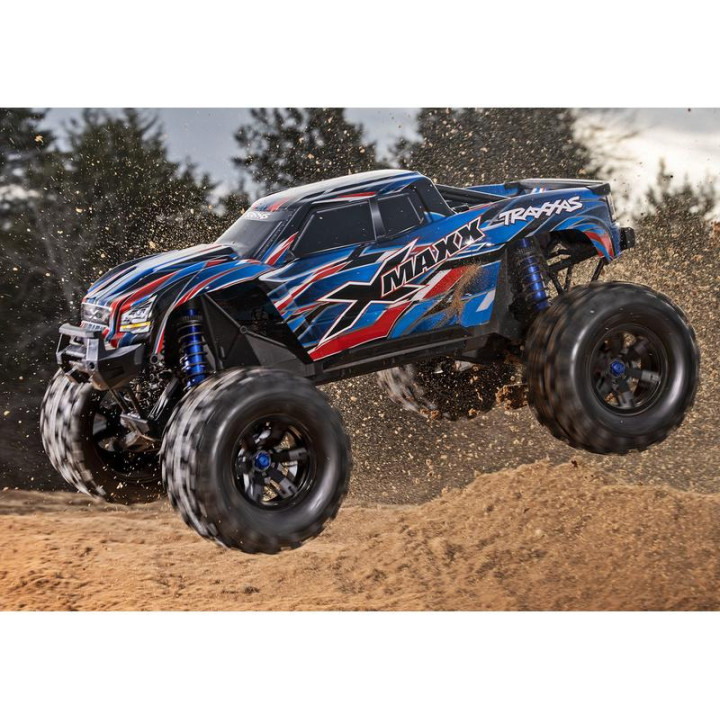Traxxas X-Maxx 8S Belted 1:5 4WD RTR modrý