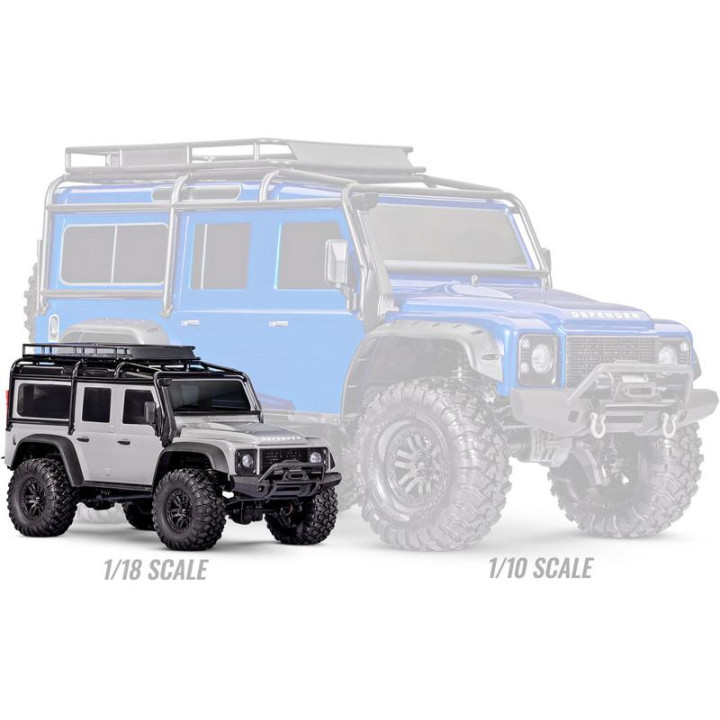Traxxas TRX-4M Land Rover Defender 1:18 RTR stříbrný