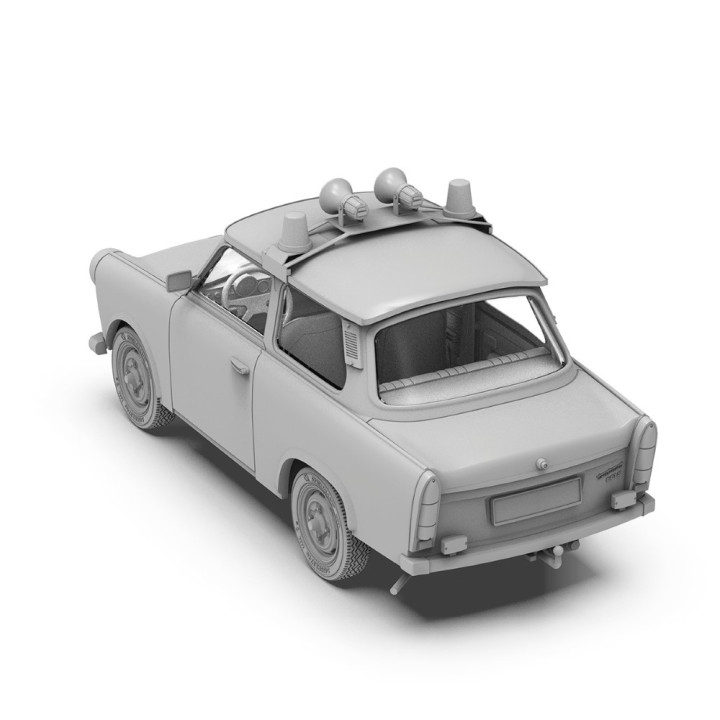 Trabi 601 S v mierke 1:35 s figúrkou civilného vodiča (limitovaná špeciálna edícia) | RCsvet