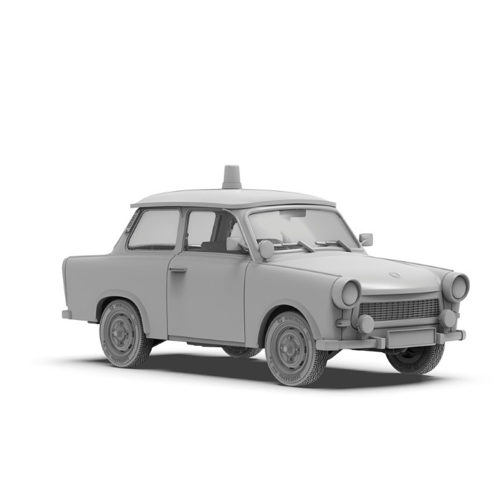 Trabi 601 S v mierke 1:35 s figúrkou civilného vodiča (limitovaná špeciálna edícia) | RCsvet