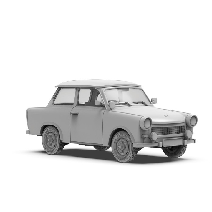 Trabi 601 S v mierke 1:35 s figúrkou civilného vodiča (limitovaná špeciálna edícia) | RCsvet