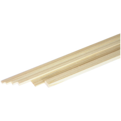 Broušený smrkový nosník 12x12mm (1m)