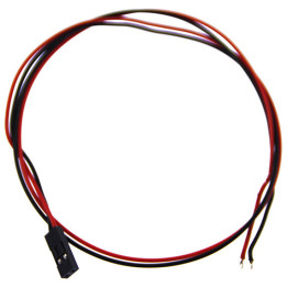 Kabel s přijímačovým konektorem 24AWG 40cm