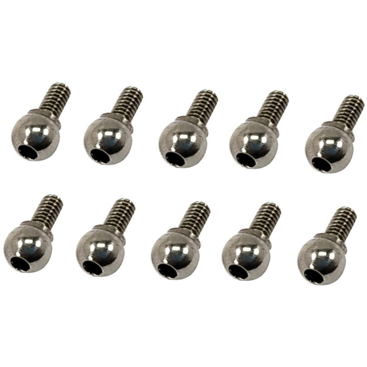 Kulový čep 4mm se šroubem M2x3mm (10)