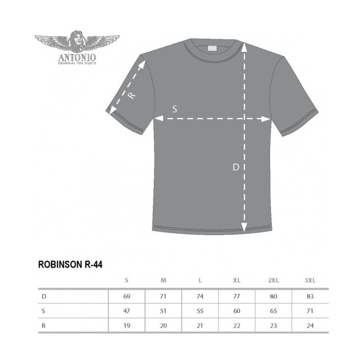 Antonio Civilian - Tričko Robinson R-44 S
