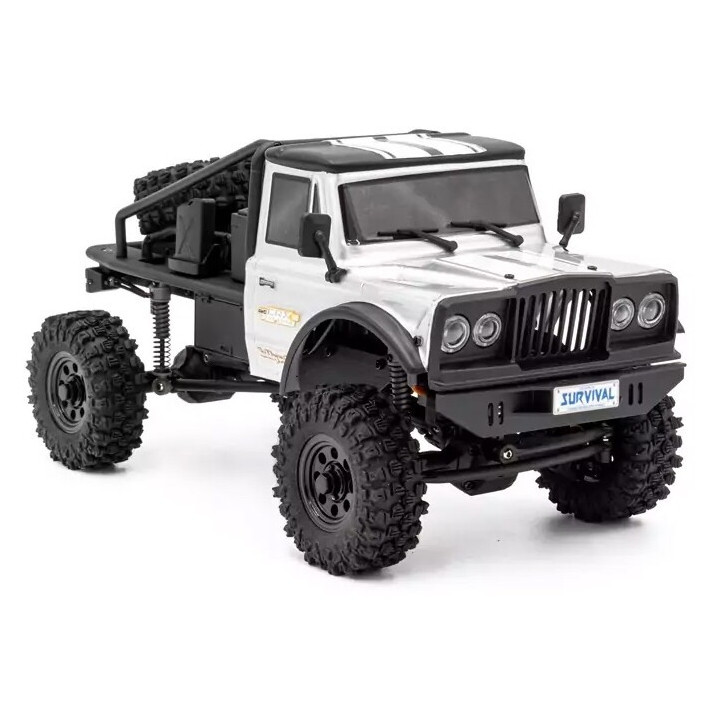 RTR HOBBYTECH CRX18 Truck Trial 1/18, 4wd, Honcho verze, - stříbrný