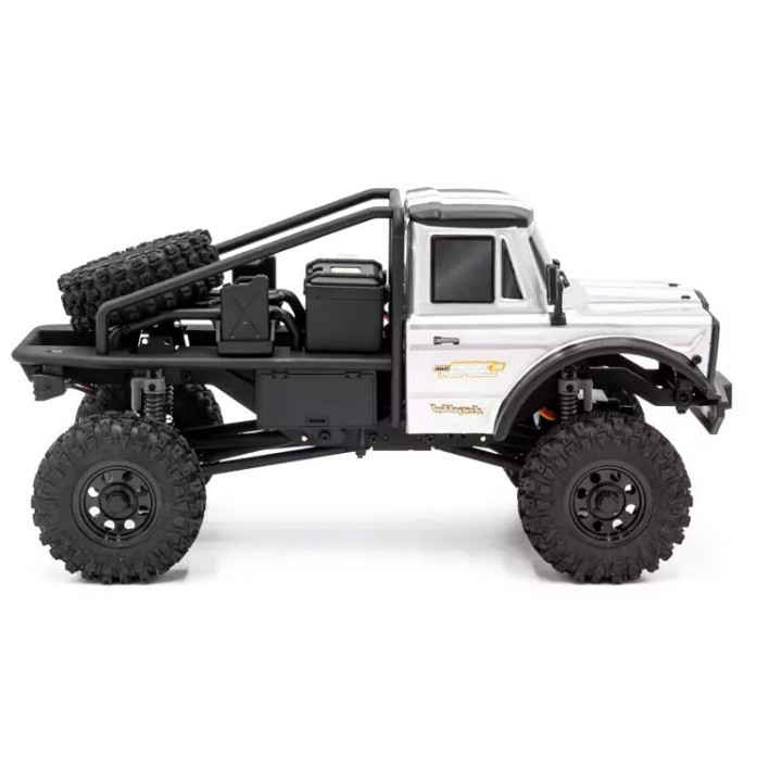 RTR HOBBYTECH CRX18 Truck Trial 1/18, 4wd, Honcho verze, - stříbrný