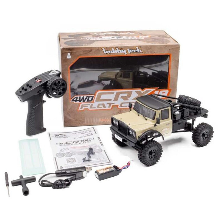 RTR HOBBYTECH CRX18 Truck Trial 1/18, 4wd, Honcho verze, - písečná ba