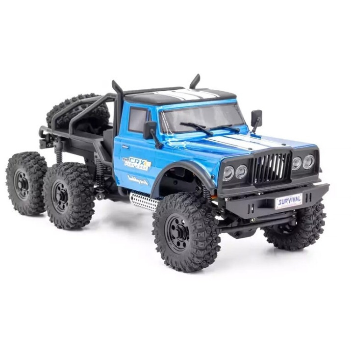 RTR HOBBYTECH CRX18 Truck Trial 1/18, 6wd, krátká verze, - modrý