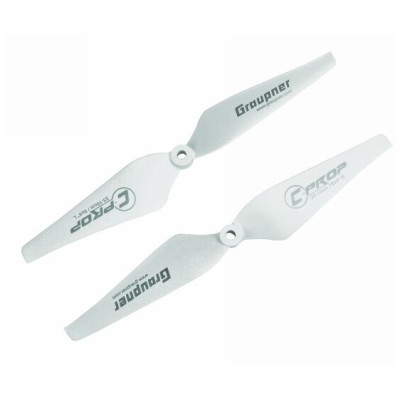 Graupner COPTER Prop 9x4 pevná vrtule (2ks.) - Biela