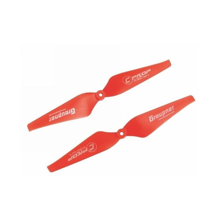 Graupner COPTER Prop 10x4 pevná vrtule (2ks.) - Červené