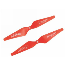 Graupner COPTER Prop 10x4 pevná vrtule (2ks.) - Červené