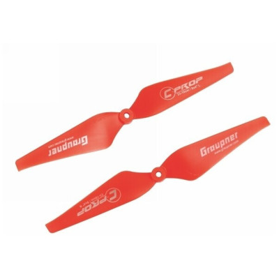Graupner COPTER Prop 9x4 pevná vrtule (2ks.) - Červené
