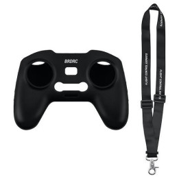 DJI FPV - Silikonová ochrana vysílače + popruh vysílače (Black)
