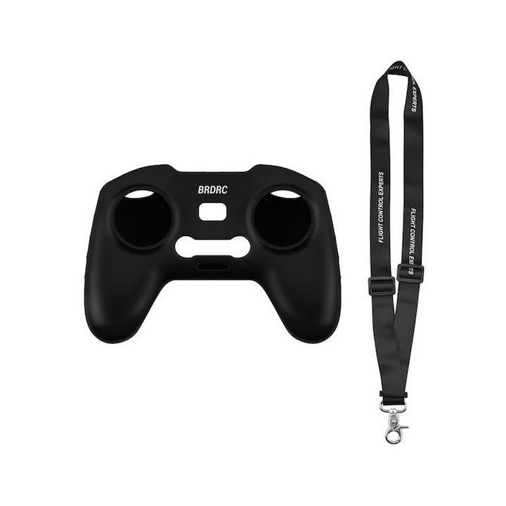 DJI FPV - Silikonová ochrana vysílače + popruh vysílače (Black)