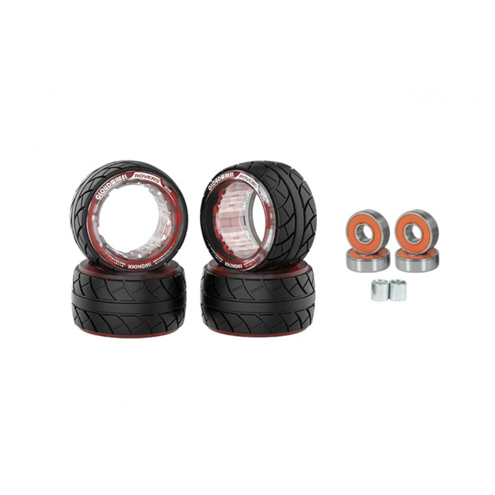 Exway Cloud Wheel 110mm pro Hub pohon (červená, 4ks)