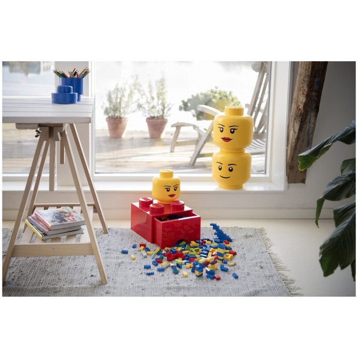 LEGO úložná hlava (velikost S) - chlapec