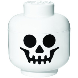 LEGO úložná hlava malá – Skeleton