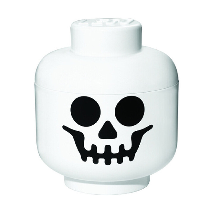 LEGO úložná hlava malá – Skeleton