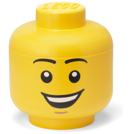 LEGO Storage Head Large - šťastný chlapec