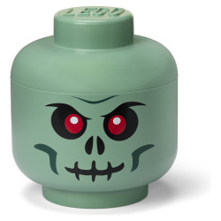 LEGO úložný box na hračky ve tvaru hlavy poslouží jako stylový prostor pro ukládání všech vašich drobností. Rozměr ø23,8 x 27,2 cm.