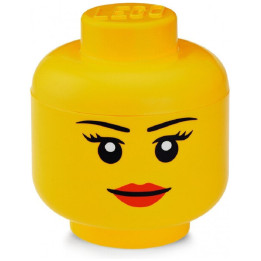 LEGO úložná hlava (velikost L) - dívka