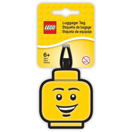 LEGO Iconic Jmenovka na zavazadlo - Hlava kluka