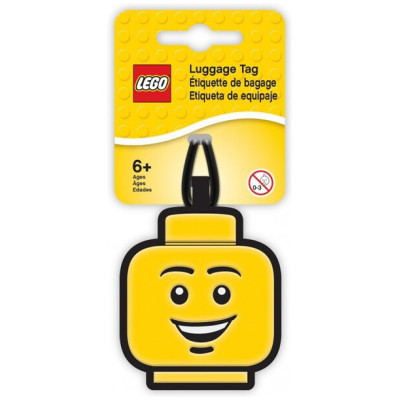 LEGO Iconic Jmenovka na zavazadlo - Hlava kluka