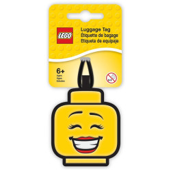 Cestujte stylově se jmenovkou LEGO na zavazadle! Napište na zadní stranu jmenovky své kontaktní údaje a připněte ji na batoh nebo kufr.