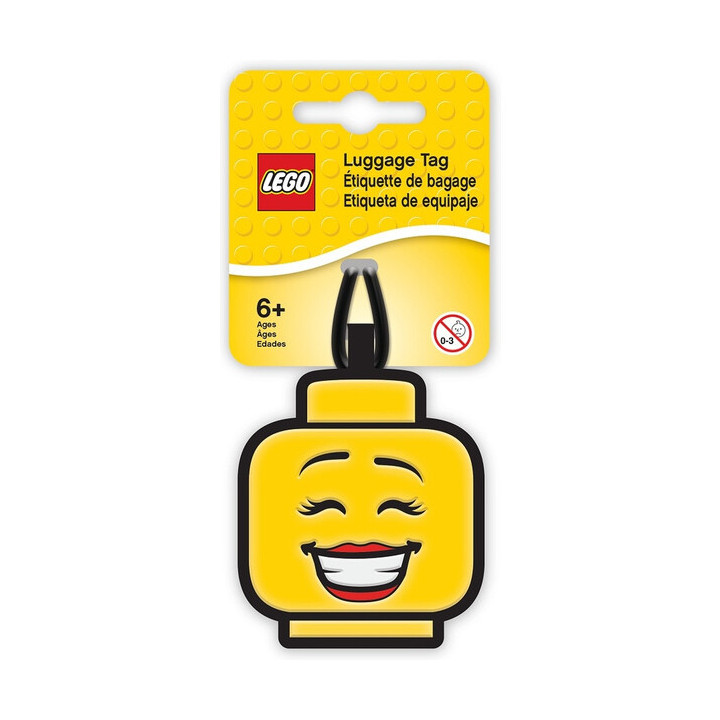 LEGO Iconic Jmenovka na zavazadlo - Hlava dívky
